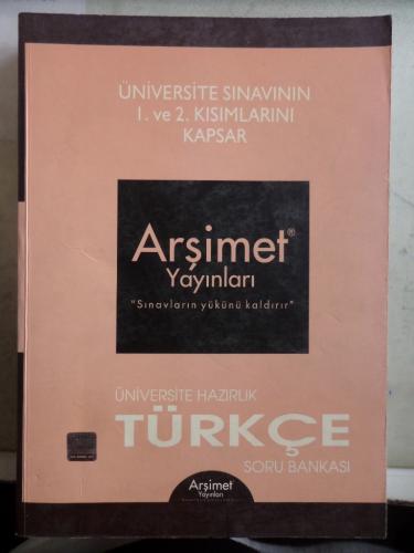 Üniversite Hazırlık Türkçe Soru Bankası