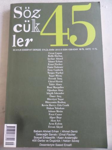 Sözcükler İki Aylık Edebiyat Dergisi 2013 / 45