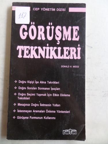 Görüşme Teknikleri