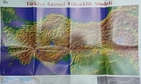 Bilim Teknik Poster Türkiye Sayisal Yükseklik Modeli