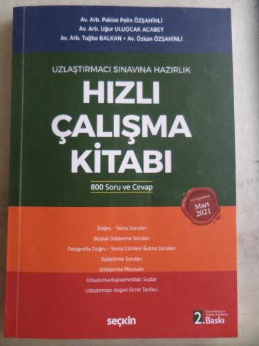 Uzlaştırmacı Sınavına Hazırlık Hızlı Çalışma Kitabı