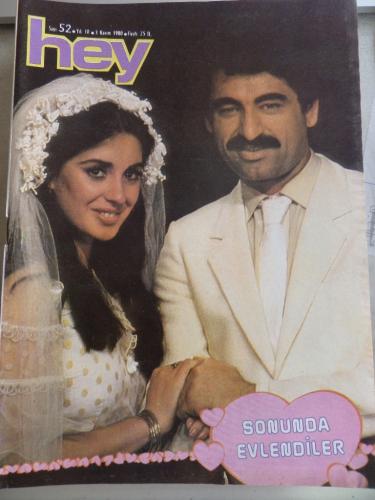 Hey Dergisi 1980 / 52 Kapak Sonunda Evlendiler