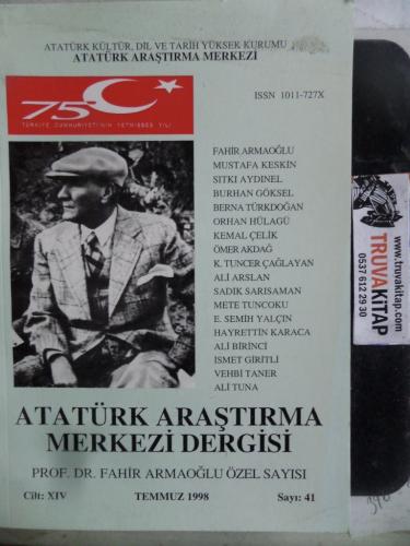 Atatürk Araştırma Merkezi Dergisi 1998 / 41