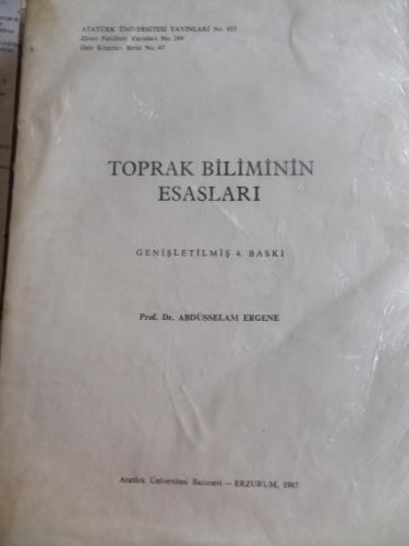 Toprak Biliminin Esasları Abdüsselam Ergene