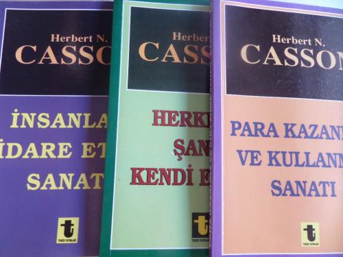 Herbert N. Casson Kitapları / 3 Adet Herbert N. Casson