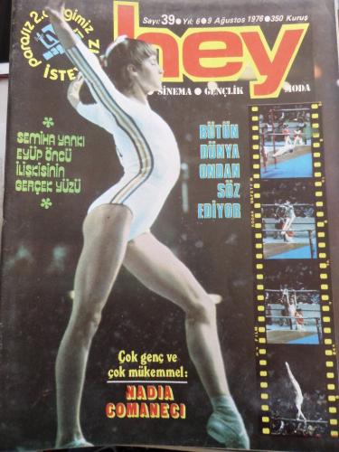 Hey Dergisi 1976 / 39 Kapak Semiha Yankı Eyüp Öncü İlişkisinin Gerçek 