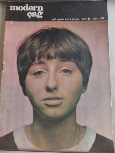 Modern Çağ Aylık Popüler Müzik Dergisi 1968 / 20