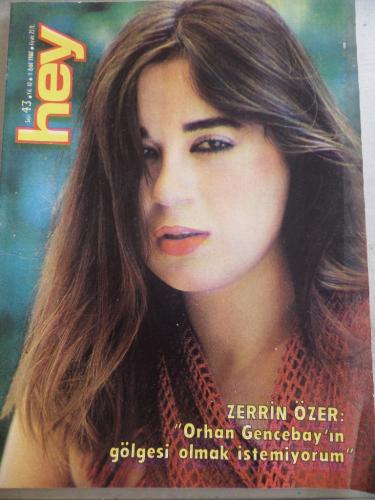 Hey Dergisi 1980 / 43 Kapak Zerrin Özer