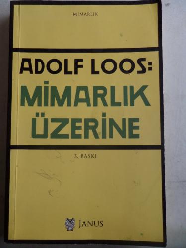 Mimarlık Üzerine Adolf Loos