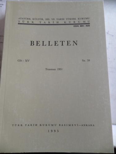 Belleten 1951 / 59