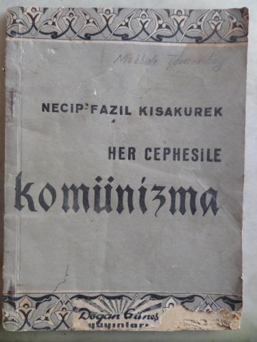 Her Cephesile Komünizma Necip Fazıl Kısakürek
