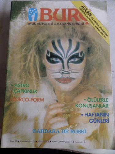 Burç Aylık Yıldız Falı ve Magazin Dergisi 1985 / 68 - Barbara De Rossi