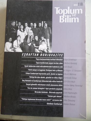 Toplum ve Bilim 2010 / 118