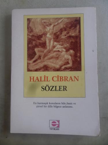 Sözler Halil Cibran