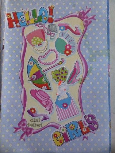Çarpım Tablolu Eski Kareli Defter / Hello Girls Kapaklı