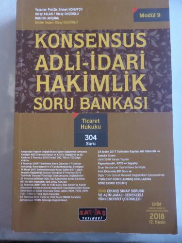 Konsensus Adli İdari Hakimlik Soru Bankası Ticaret Hukuku / Modül 9