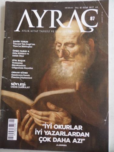 Ayraç Aylık Kitap Tahlili ve Eleştiri Dergisi 2017 / 87