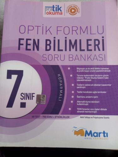 7. Sınıf Optik Formlu Fen Bilimleri Soru Bankası