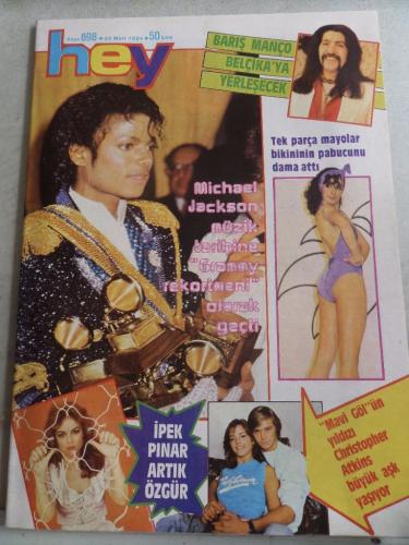 Hey Dergisi 1984 / 698 Kapak Michael Jackson