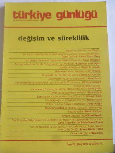 Türkiye Günlüğü 1993 / 25
