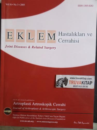 Eklem Hastalıkları ve Cerrahisi