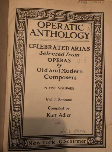 Operatic Anthology Kurt Adler
