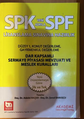 SPK Yeni Adıyla SPF Lisanslama Sınavına Hazırlık