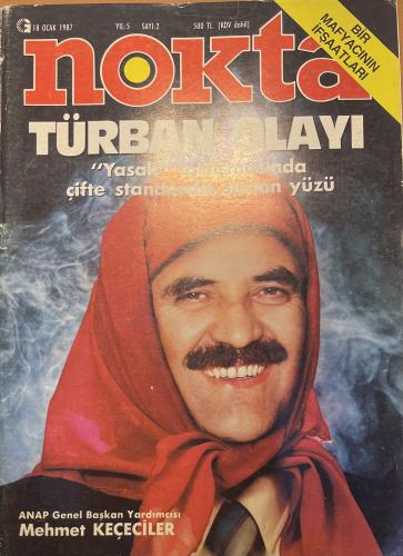 Nokta 1987 / 02 - Türban Olayı