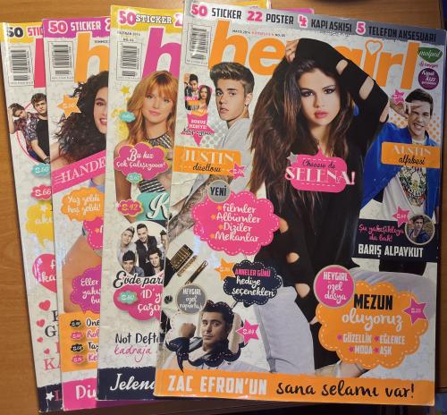Hey Girl 2014 / 05-06-07-08 (4 Dergi)