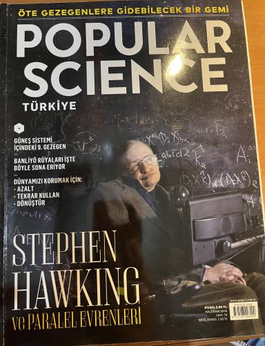 Popular Science 2018 / 74 - Stephen Hawking Ve Paralel Evrenleri