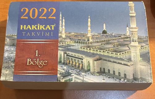 Hakikat Takvimi 2022 - 365 Gün Takvimi