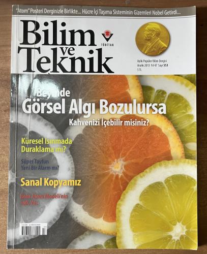 Bilim Ve Teknik 2013 / 553 - Beyinde Görsel Algı Bozulursa