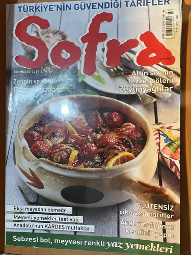 Sofra 2017 / 261 - Sebzesi Bol, Meyvesi Renkli Yaz Yemekleri