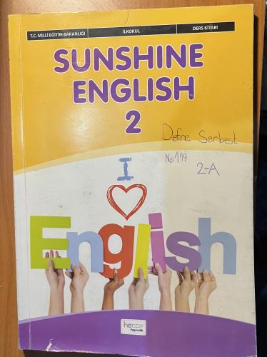 Sunshine English 2 Ders Kitabı (İkinci El) Aynur Arda