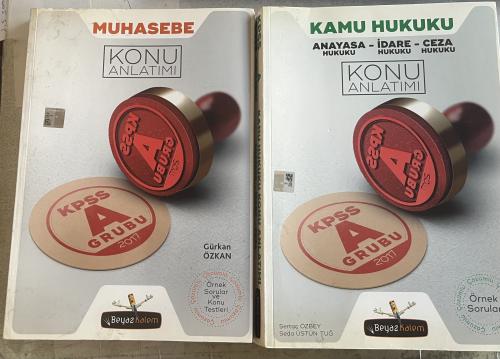 KPSS 2017 A Grubu Konu Anlatımı 2 Kitap / İkinci El