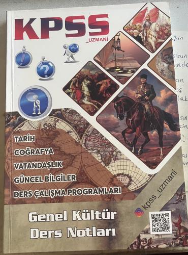 KPSS Genel Kültür Ders Notları