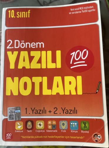 10. Sınıf 2. Dönem Yazılı Notları