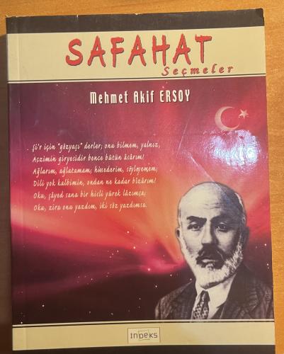 Safahat Seçmeler (Cep Boy) Mehmet Akif Ersoy