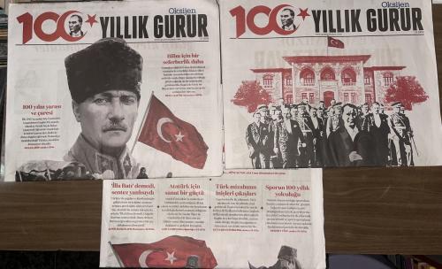 Oksijen Haftalık Gazetesi 27 Ekim 2023 (3 Adet) - 100 Yıllık Gurur