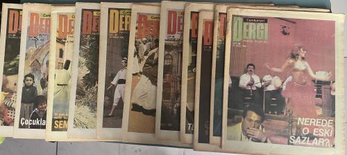 Cumhuriyet Dergi Pazar Eki 1986 / 34-35-36-38-39-40-41-42-43-44-45 (11 Adet)