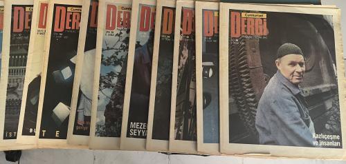 Cumhuriyet Dergi Pazar Eki 1987 / 46-47-48-49-50-51-52-54-55-57-58 (11 Adet)