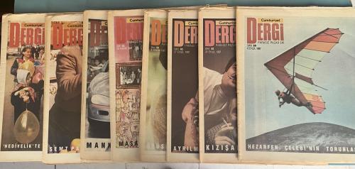 Cumhuriyet Dergi Pazar Eki 1987 / 80-82-83-89-92-93-95-96 (8 Adet)