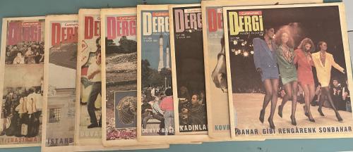 Cumhuriyet Dergi Pazar Eki 1989 / 190-191-192-193-194-195-197 (7 Adet)