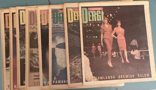 Cumhuriyet Dergi Pazar Eki 1989 / 160-161-162-163-164-167-168-169 (8 Adet)