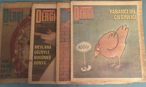 Cumhuriyet Dergi Pazar Eki 1992 / 349-350-351-353 (4 Adet)