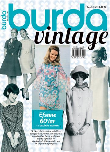 Burda Dergisi Vintage 2016 / 01