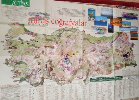 Yeşil Atlas Haritası Miras Coğrafyalar / Kasım 2003