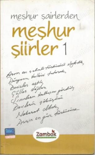 Meşhur Şairlerden Meşhur Şiirler I