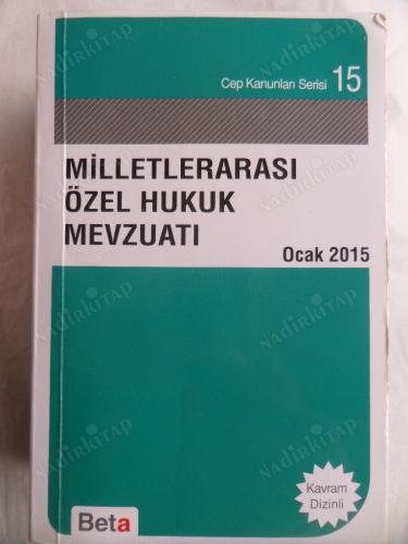 Milletlerarası Özel Hukuk Mevzuatı (Cep Boy)
