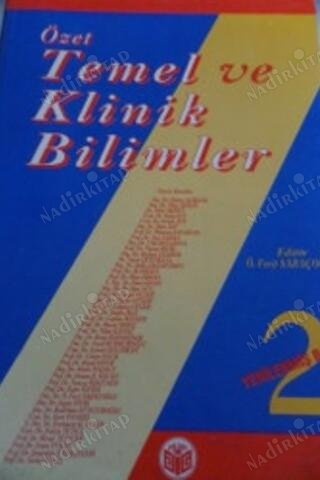 Özet Temel Ve Klinik Bilimler 2. Cilt